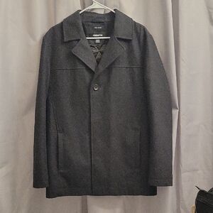 Claiborne Men's Dark Gray Pea Coat
